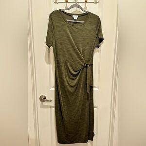 Nicole Miller green dress (XL)